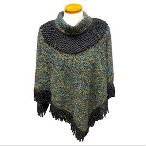 Anna Sui Wool Sweater Poncho